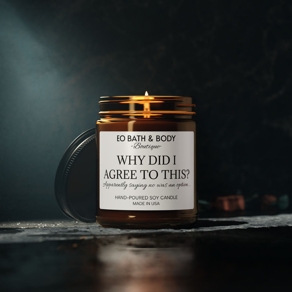 Why Did I Agree to This? Funny Candle | Sarcastic Gift, Best Friend | Work Gift | Profession Candle | Regret Candle | 9 oz | Choose Scent