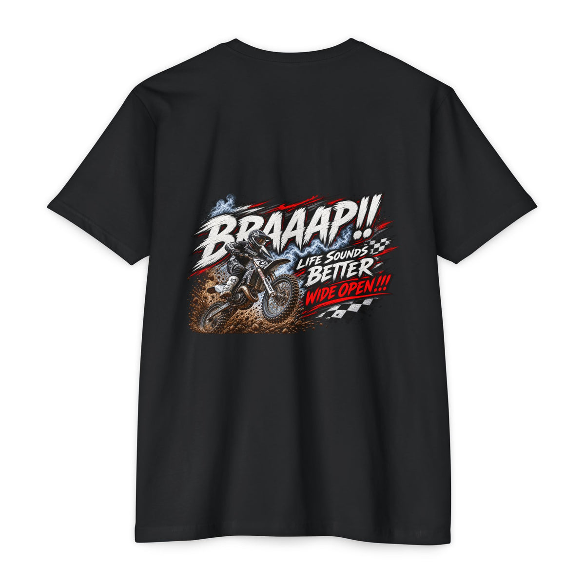BRAAAP Dirt Bike Shirt | Braap Life Motocross Tee | Vintage MX Racing Shirt | Trackside Legends
