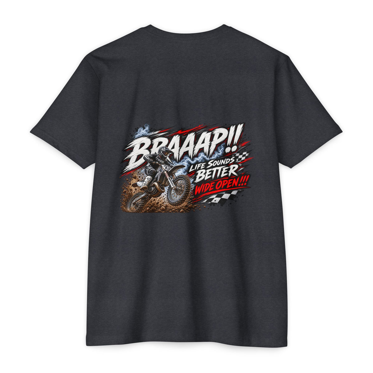 BRAAAP Dirt Bike Shirt | Braap Life Motocross Tee | Vintage MX Racing Shirt | Trackside Legends