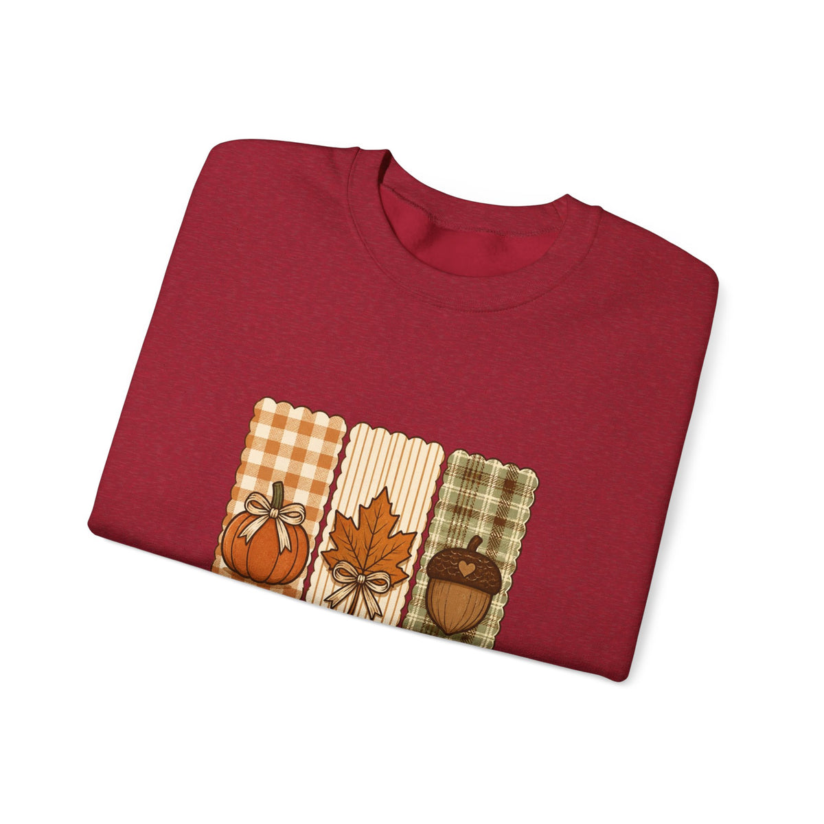 Fall Looks Good On You Sweatshirt | Thanksgiving, Pumpkin, Leaf, Acorn Plaid