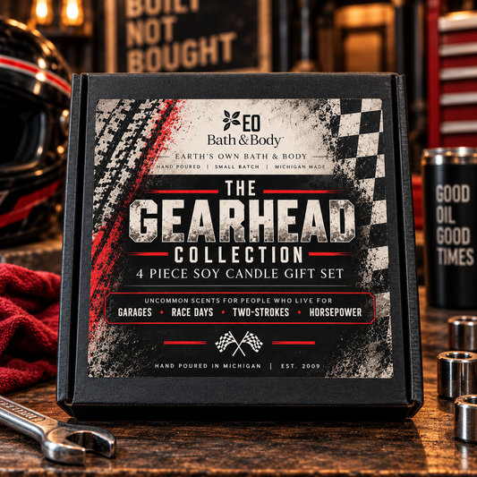 The Gearhead Collection - 4 Piece Candle Gift Set