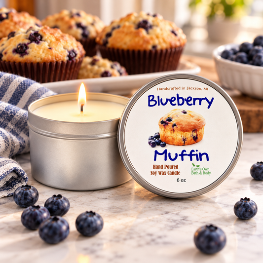 Blueberry Muffin Luxury Soy Candle