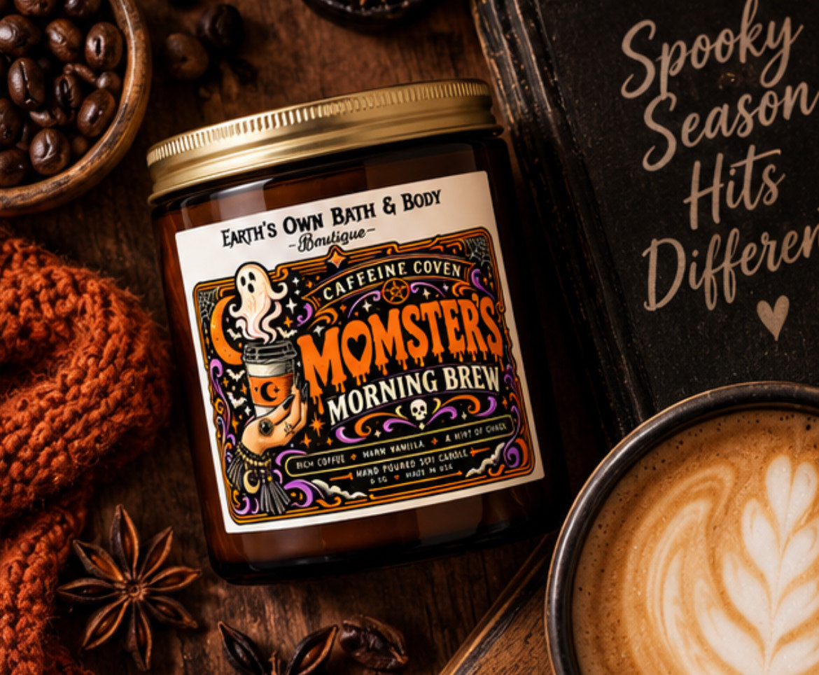 Momster's Morning Brew - Caffeine Coven Halloween Decor Coffee Candle | 9 oz