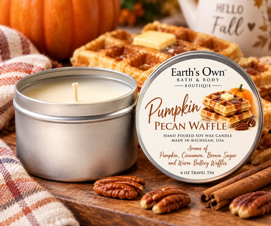 Pumpkin Pecan Waffle Luxury Soy Wax Candle