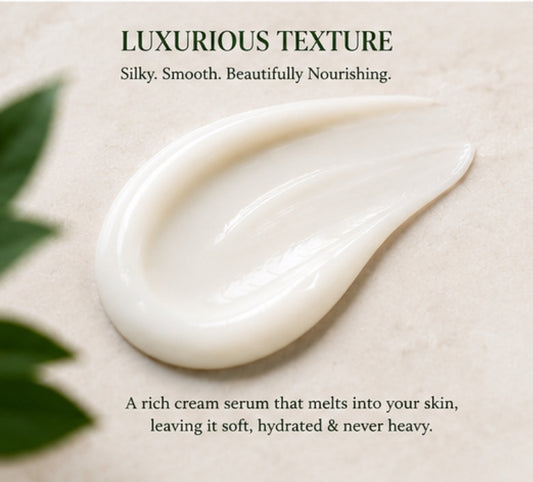2.5% Retinol + Bakuchiol Hyaluronic Acid Cream Serum | Ceramide Complex, Organic Moringa & Meadowfoam Seed Oil | Luxurious Botanical Skincare